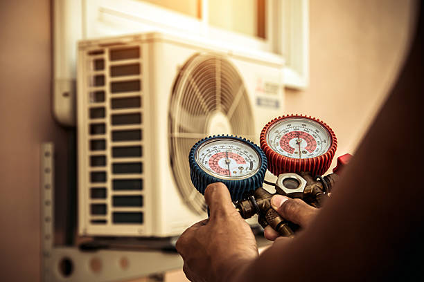 Professional Hvac technician working in Trezevant, TN
